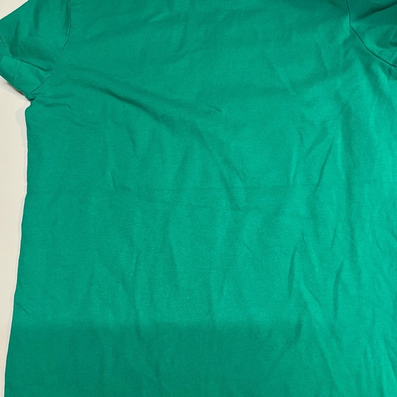 St. Patrick Disney Good Luck Charm Girls Size 10/12 Green Clover Sequin Tshirt - Picture 4 of 4